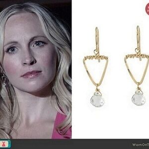 ASO Vampire Diaries Caroline Forbes Triangle Earrings
